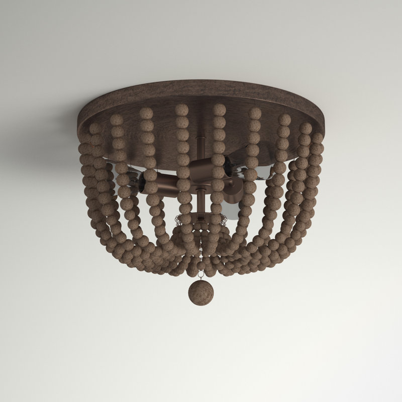 Plafonnier encastré à 3 lumières 15,75 po Calabasas, Bronze doré