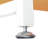 Zenia Metal Base Computer Desk with Power Outlet
