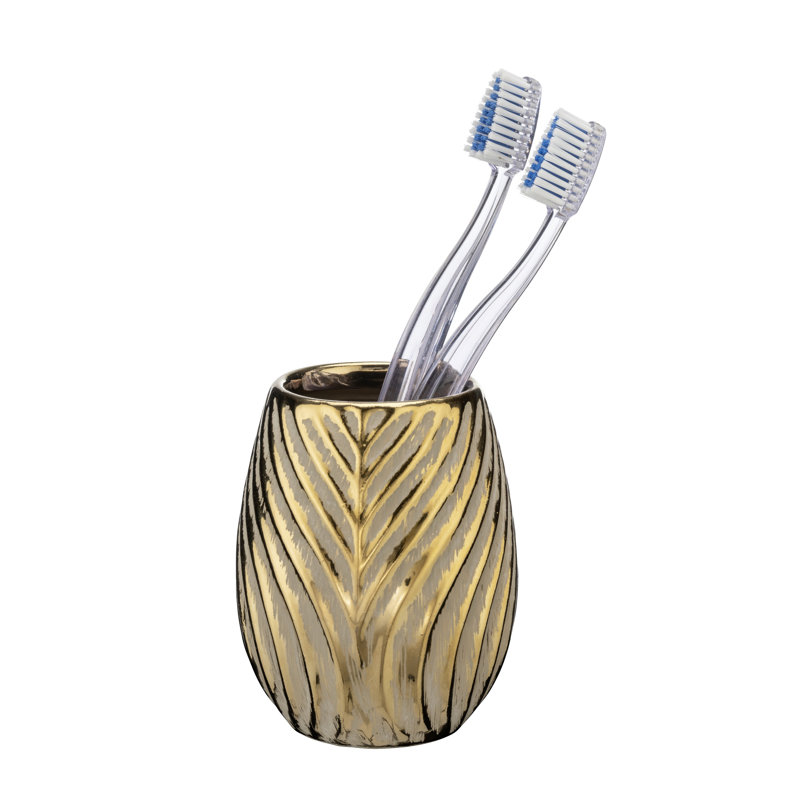 Aften Bathroom Accessory Set, Gold
