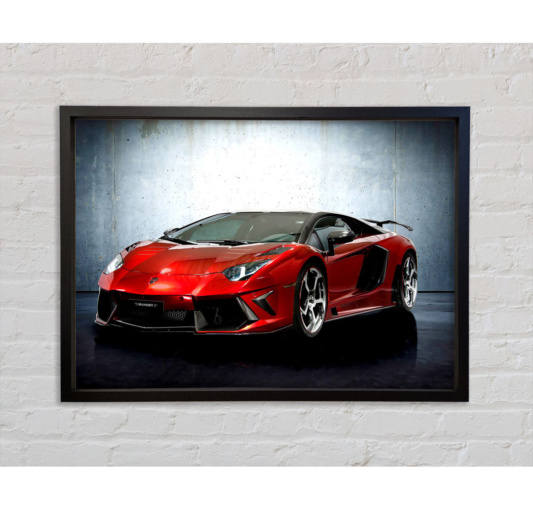 Mansory Lamborghini Aventador LP700-4 - Einzelner Bilderrahmen Kunstdrucke auf Leinwand