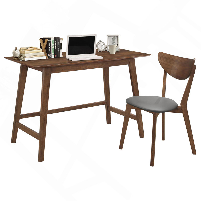 Ensemble de bureau d'écriture 2 pièces Walnut