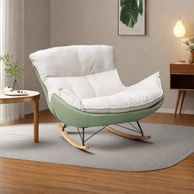 Chaise berçante simple Eggshell