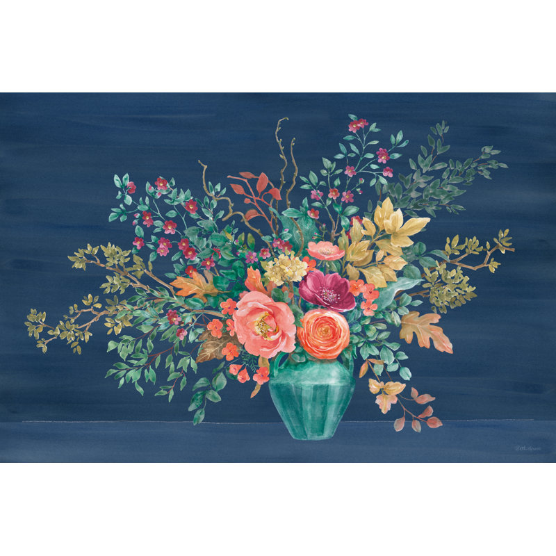 Floral Drama I by Beth Grove - Wrapped Canvas Art Prints, 30cm H x 46cm W x 3.8cm D