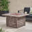 Square Iron Fire Pit-50,000 Btu Tank Inside