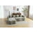 L-Shape Sectional Sofa with Curved Chaise-111842190