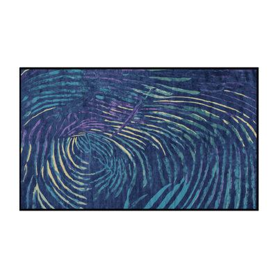 Machine Washable Gray Area Rug