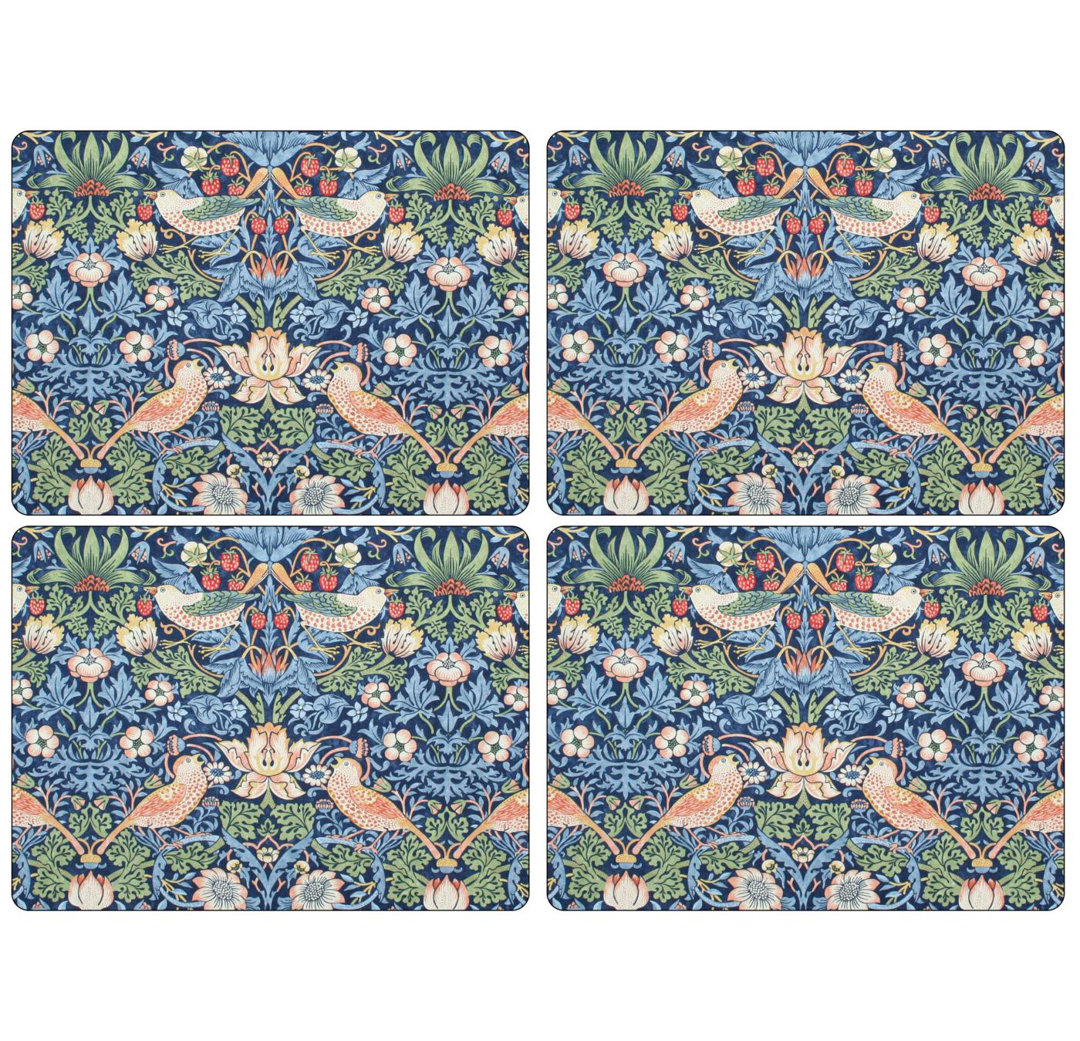 Morris & Co, Strawberry Thief - Placemats