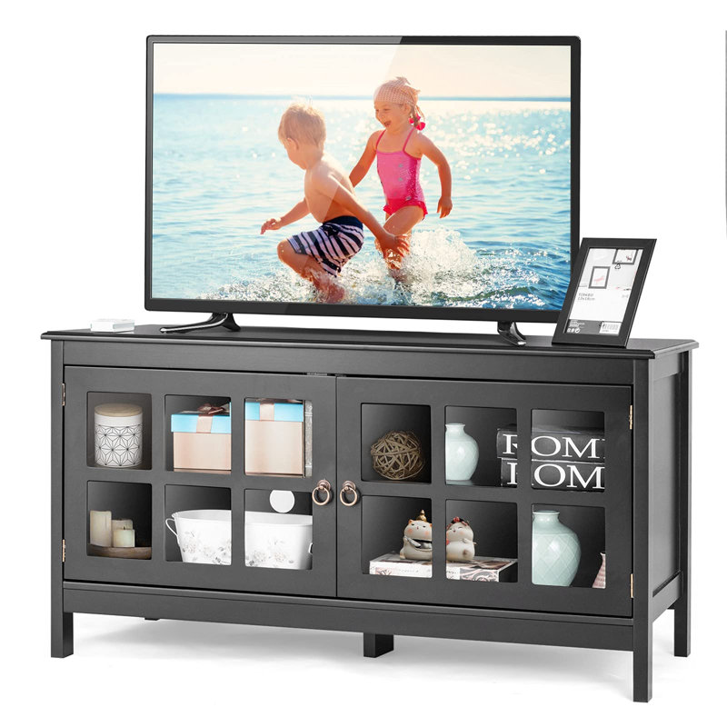 Attleboro Unfinished TV Stand for TVs up to 43", Black
