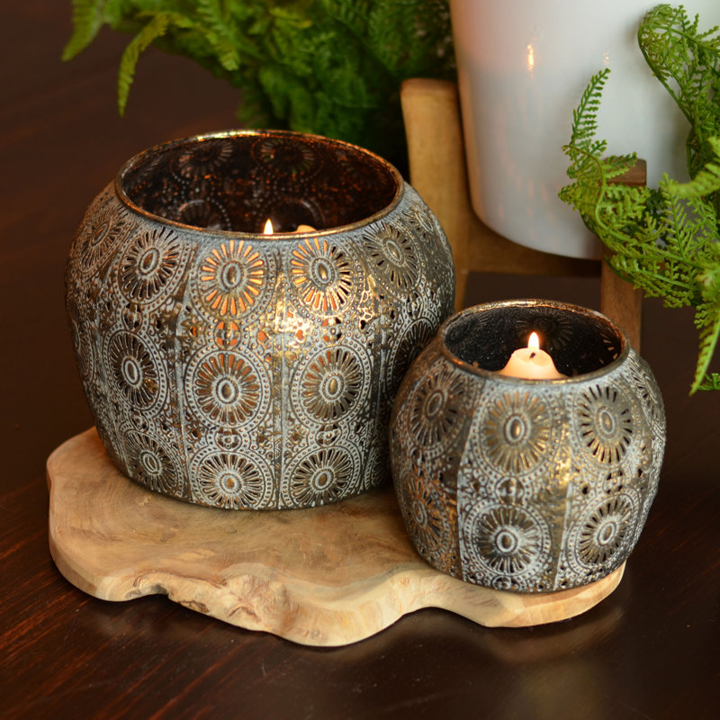 Bougeoirs 5 "Daisy Mandala