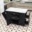 Rolling Kitchen Island with Storage Tilt Trash Can Cabinet, Drop Leaf, Pull Out Cabinet and Drawers-729610865