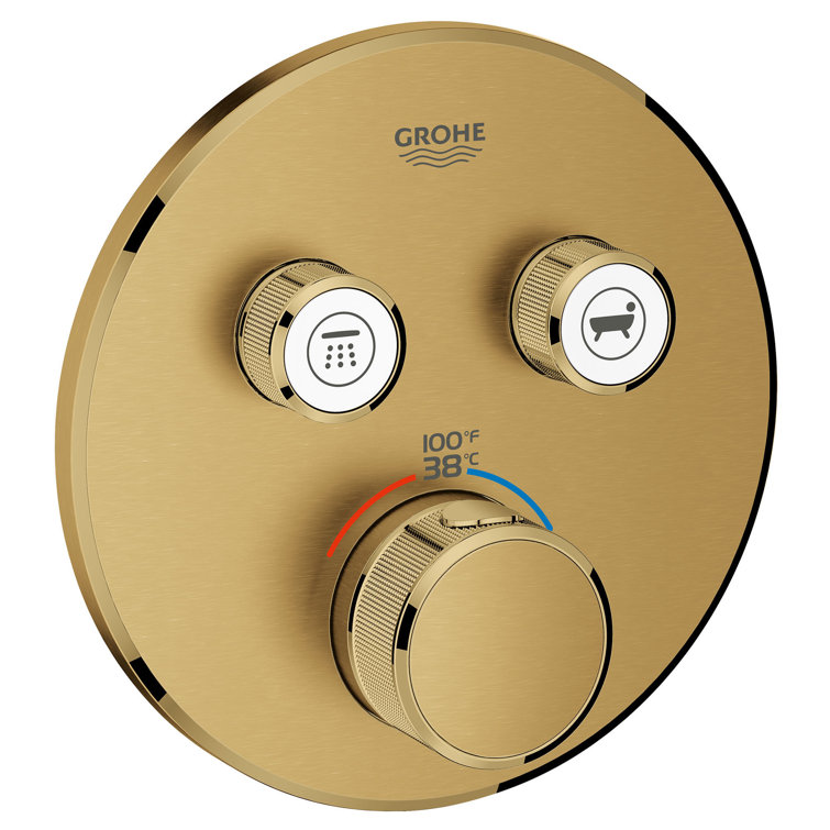 GROHE Grohtherm SmartControl Dual-Function Shower Thermostatic Valve Trim