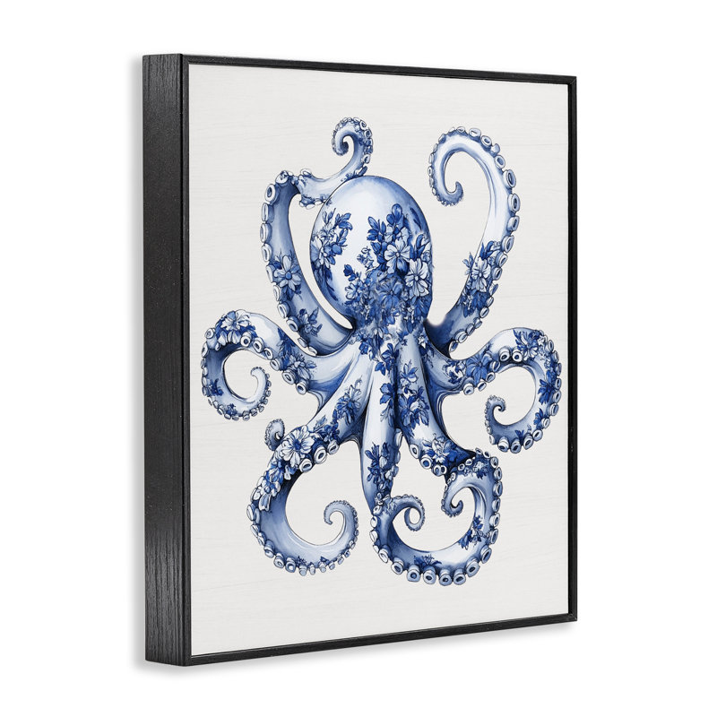 Impression sur toile Funky Toile, H 14 po x l 11 po, Giclée encadrée noir minuit