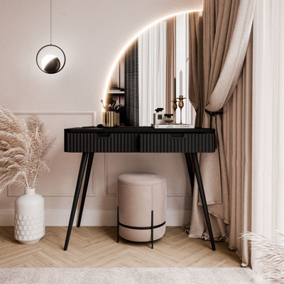 -QS dressing table with LED mirror