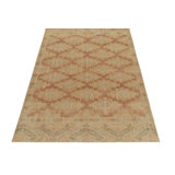 Distressed Homage Hand Knotted Wool Geometric Area Rug