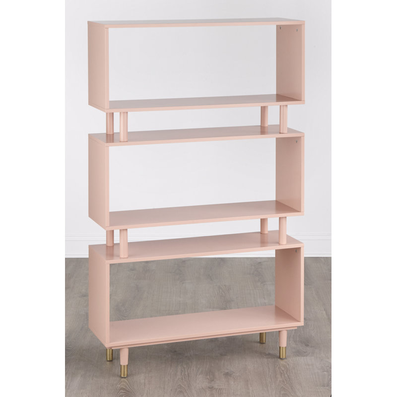Camylle Bookcase, Blush Pink