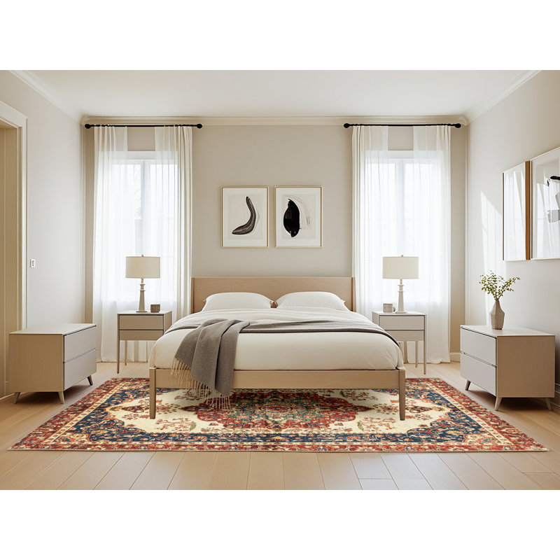 Abstract Indoor Rug, Rectangle 5' x 8'