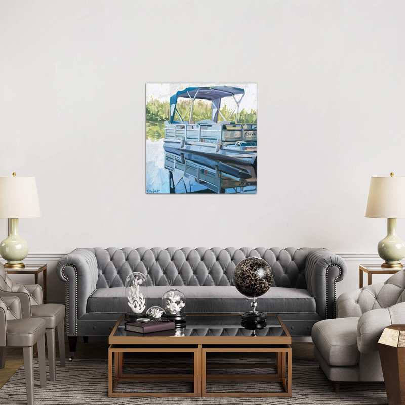 Lake Life - Wrapped Canvas Painting, 93.98 cm H x 93.98 cm W x 1.91 cm D
