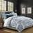 Bronte Cornflower Blue Cotton Duvet Cover Set
