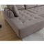 6 tissu modulaire en maille respirante grise de 138,5 po pour le salon avec tissu d'ameublement épais en forme de U, rembourrage doux et en mousse-1767520032-1767520033