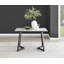 Industrial Design White & Grey Marble Effect Melamine Dining Table Set with 4 Velvet Dining Chairs-87463359