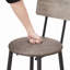 Ensemble de table de bar avec 2 tabourets de bar Siège souple avec dossier-449061469-449061458