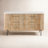 Carmela White Marble & Mango 6-Drawer Dresser