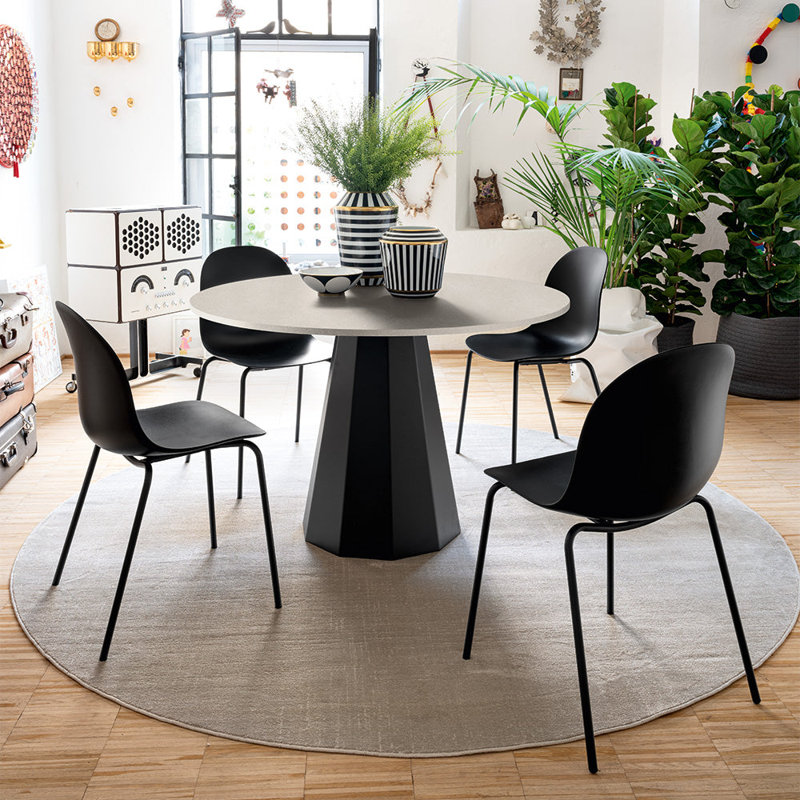Academy Chairs, Matte Black, Matte Black