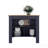 Kitchen Island with Three Open Shelves, One Top Shelf and Four Legs, Modern Kitchen Decor And Organizer-129238653