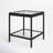 Alexis Glass Top End Table-1835616361