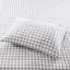 Drap simple en flanelle de coton 100% coton à chevrons imprimés 3 pièces pour lit simple TG