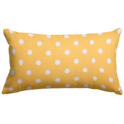 Ikat Dot Outdoor Rectangular Throw Pillow