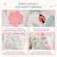 Ensemble de couette florale 4 pièces-134221588