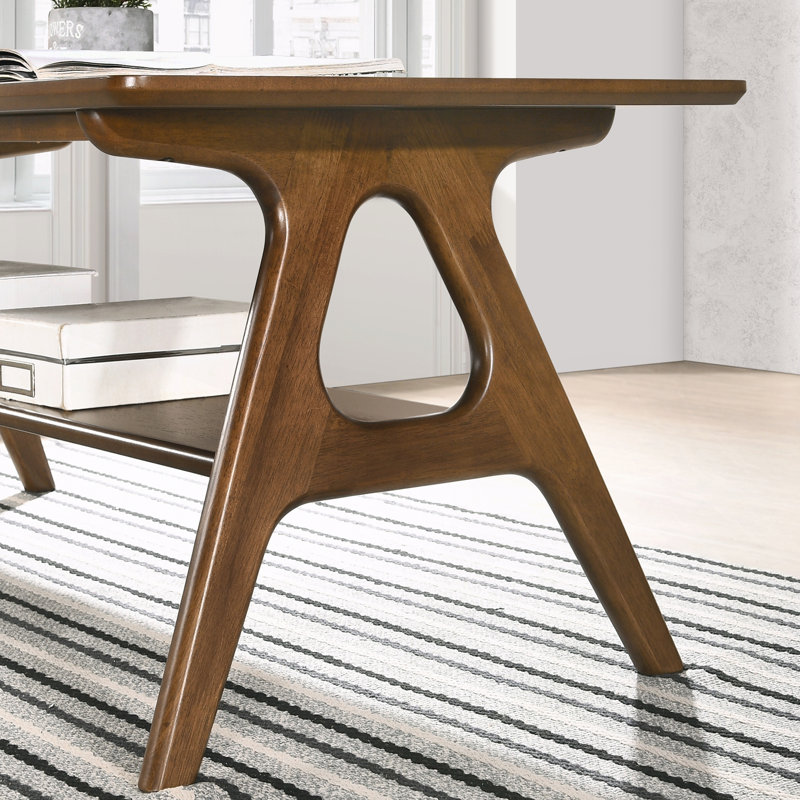 Table de bout Mid-Century, Walnut