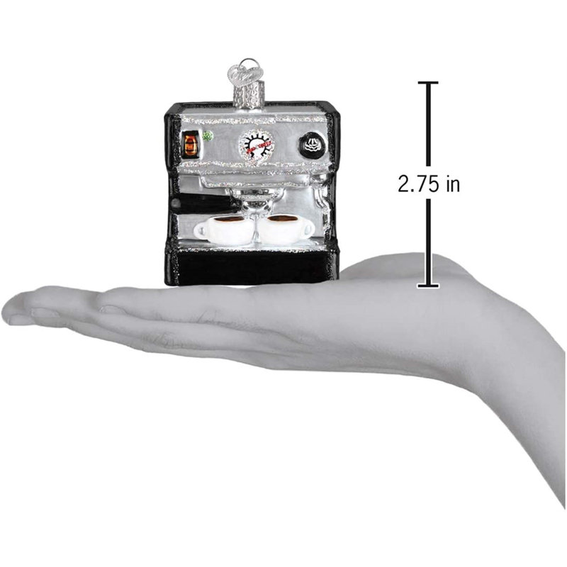 7 in. Glass Shatterproof Hanging Figurine Ornament