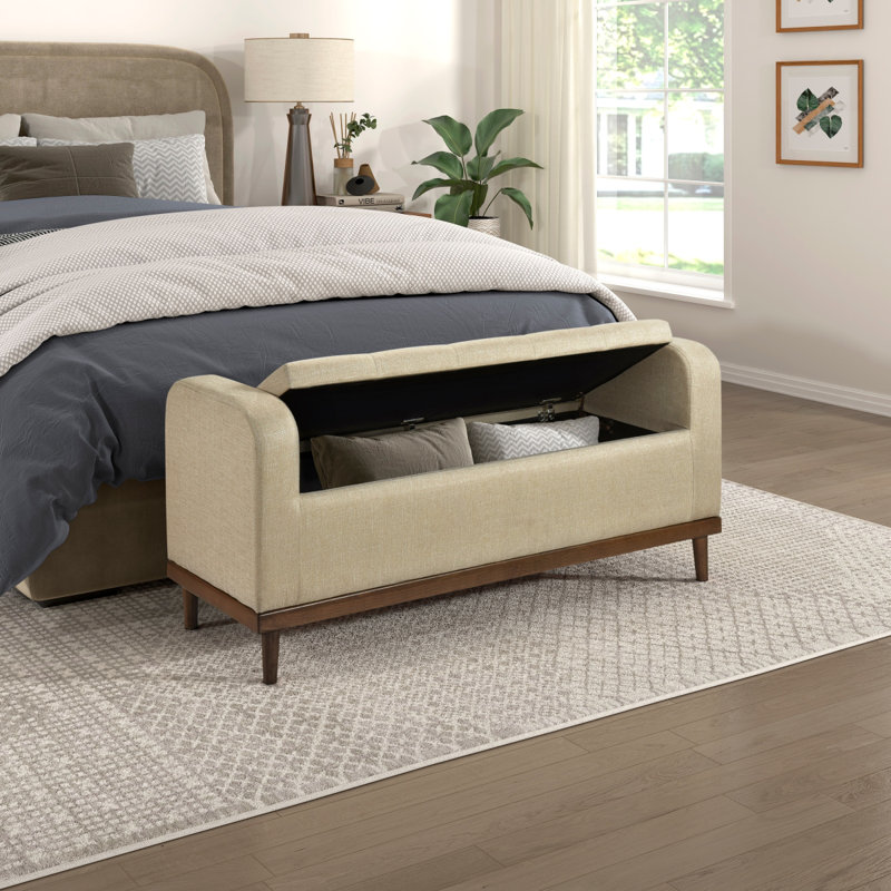 Meuble de rangement Mid-Century, Beige