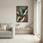 Art mural sur toile bleu sarcelle et rouille-133483600