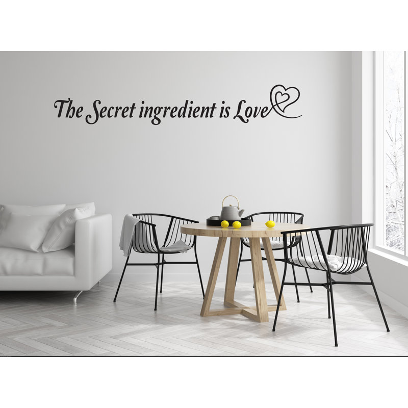 The Secret Ingredient Is Love Kitchen Wall Art Decor Kitchen Decor, H 24 po x l 4 po