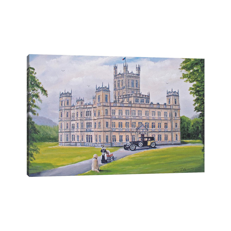 Downton Abbey by Jim Williams - Painting on Canvas, Wrapped Canvas, 45.72cm H x 66.04cm W x 1.9cm D