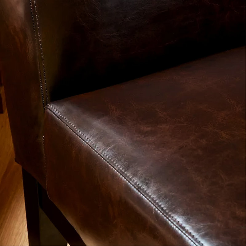 Fauteuil de chambre en cuir Pu
