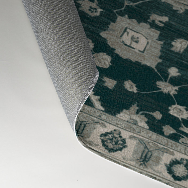 Tapis bleu intérieur et extérieur surteint, Rectangle 9 pi x 12 pi