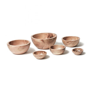 Berard France Wood Serving Bowl (Set of 6)