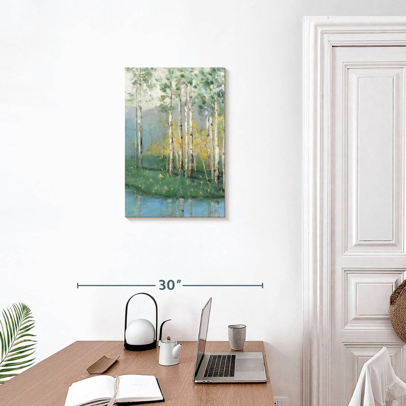 Harnek Birch Reflections II, 24" H x 16" W