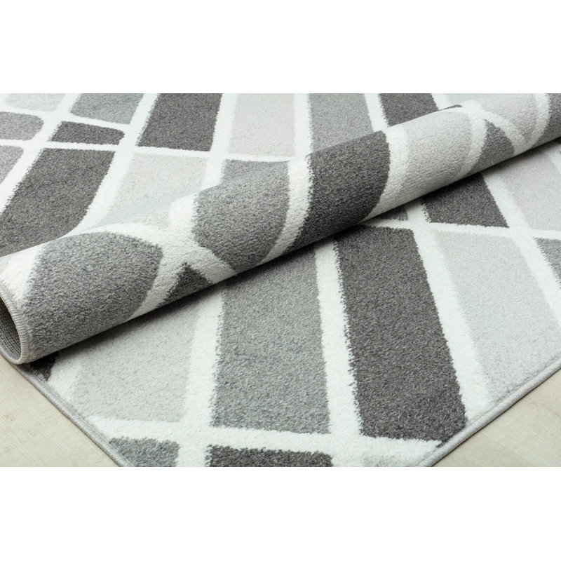Tapis gris Azalea, Rectangle 2 pi 0 po x 4 pi 0 po