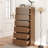 53.1"H × 23.6"W Fluted 6-Drawer Dresser, Single Drawer Storage Cabinet, Wooden Storage Organizer