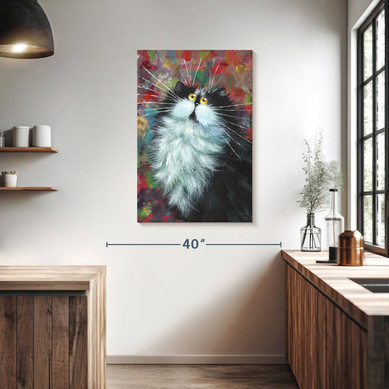 Brampt Zen Cat, 39" H x 26" W