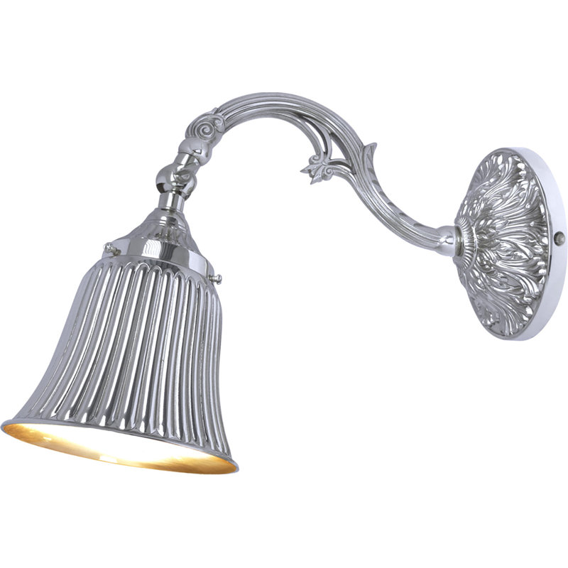 Fregoso 1 - Light LED Wall Spotlight, Bright Chrome