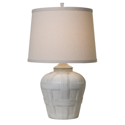 Lampe de table 27 "blanche/crème seagrove