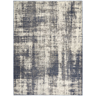 Nicole Miller Medallion Performance Beige/Gray Rug