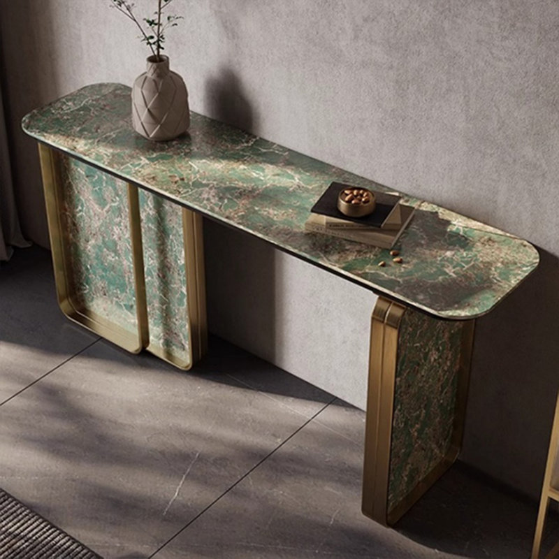 Console Simple Luxury, H 34,65 po x l 55,11 po x P 15,75 po, Vert