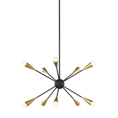 Lustre sphérique spoutnik 10 lumières Addley